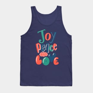 Joy, peace and love Tank Top